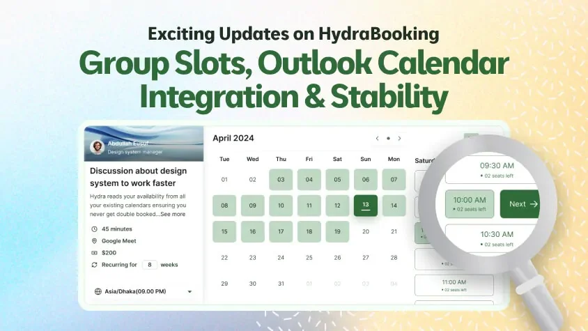 📅 Hydra Booking System Pro 1.1.1 Update