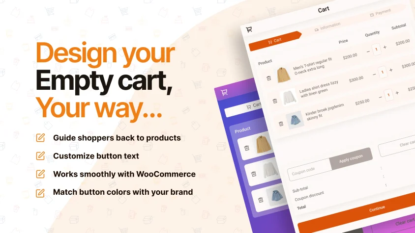 Introducing Empty Cart Content & Design Customization (v3.3.30)